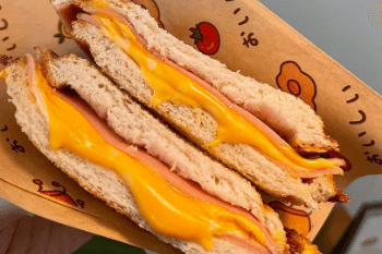 Double ham & Cheese Hot Sandwich