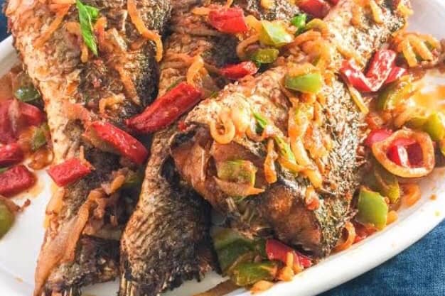 Peppered croaker fish