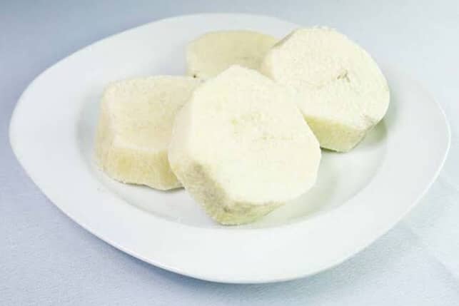 Boiled yam