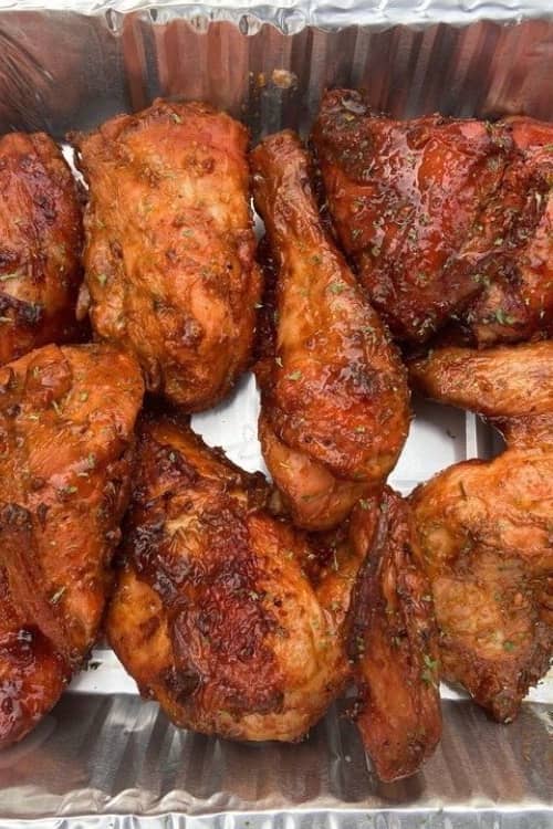 Grilled chicken platter