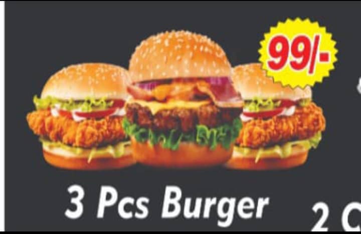 3 Pcs Burger