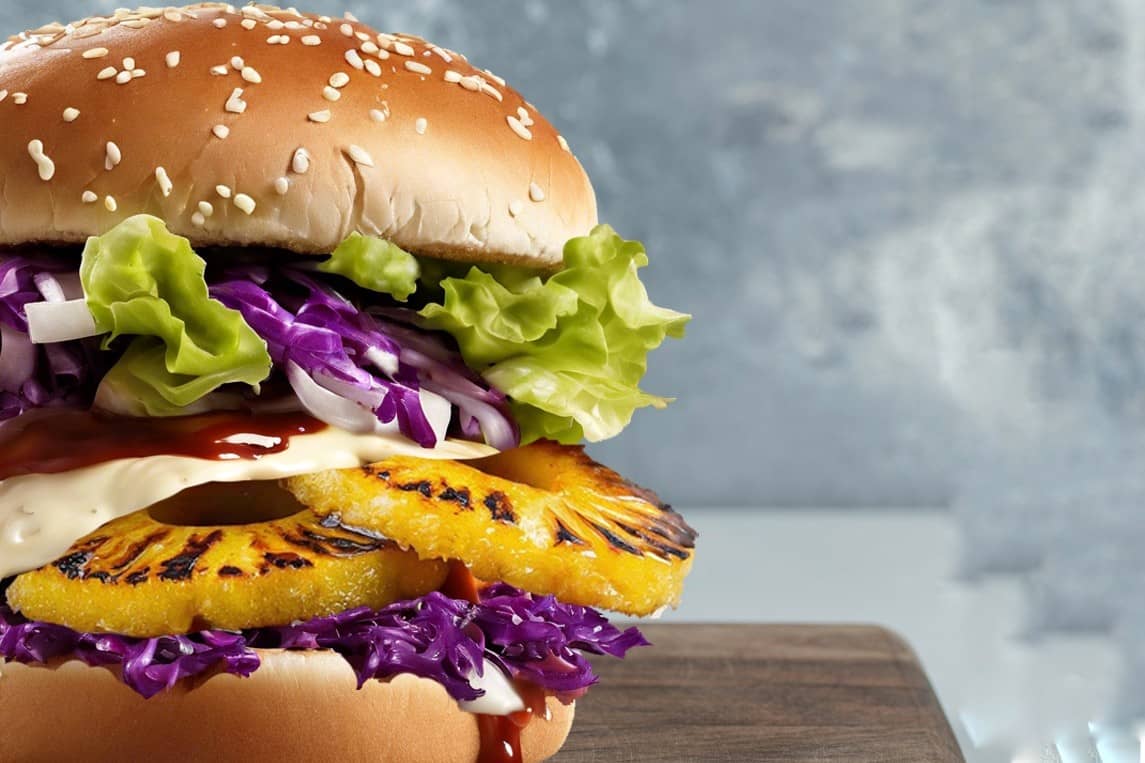 Pineapple Blaze BBQ Burger