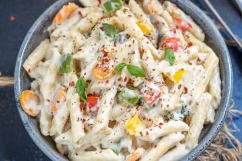 White sauce pasta