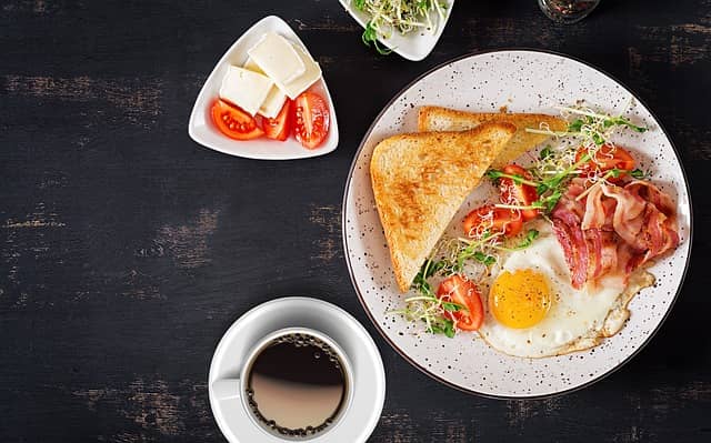 Bacon Cheese and Egg
