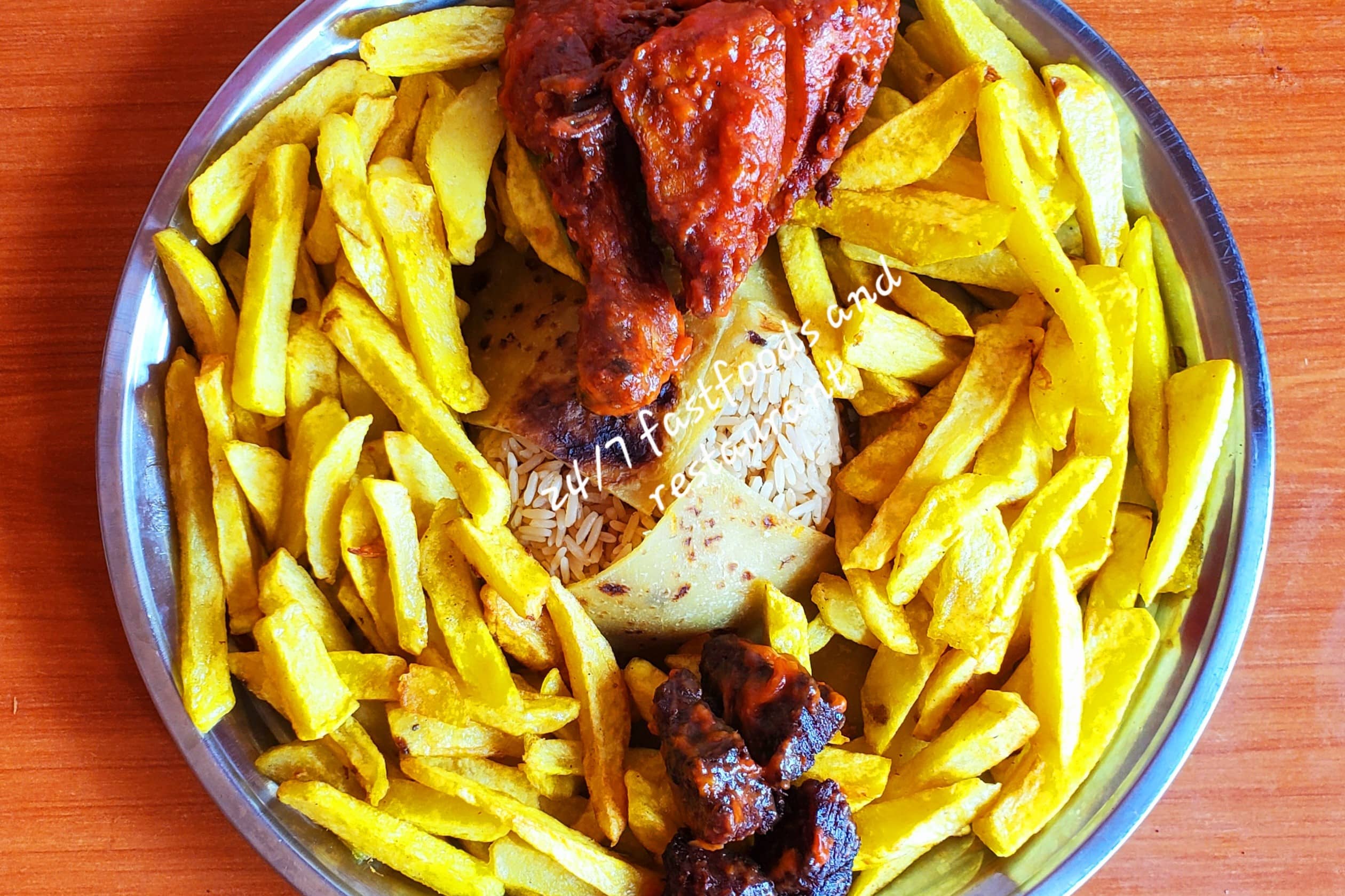 Fastfoods lusaniya for 2 people
