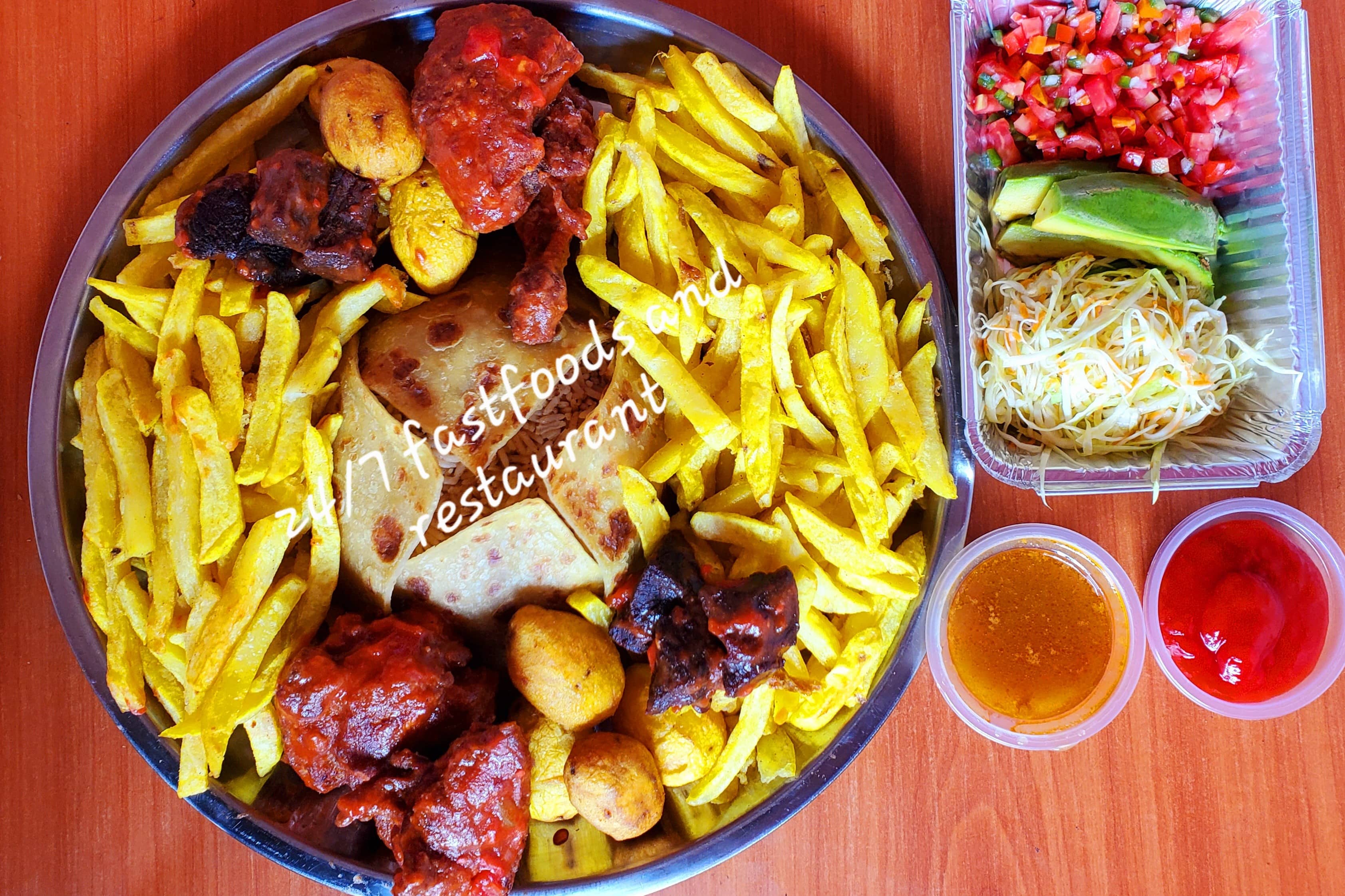 Fastfoods lusaniya for 4 people