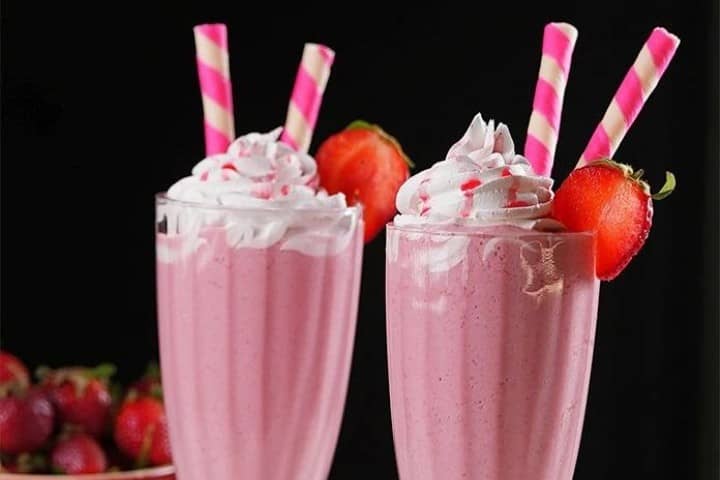 strawberry milkshake