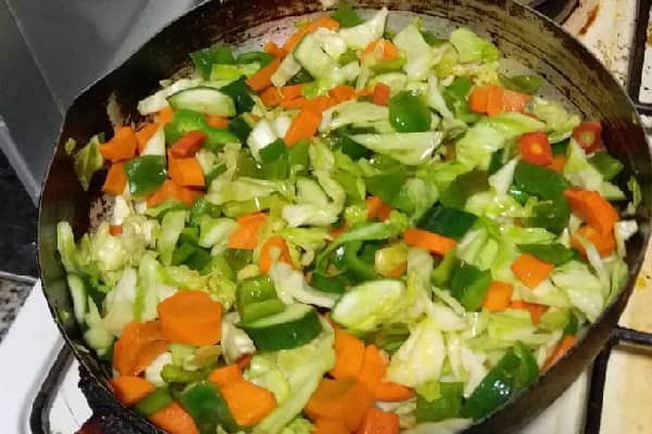 Steamed Vegetable Salad
