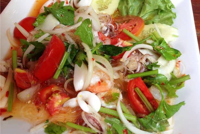 Yam Talay (Combination Seafood) (GF)
