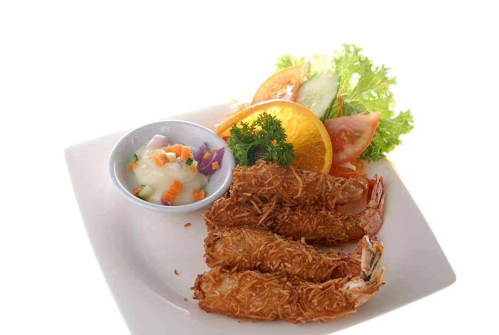Coconut Prawns (4 pieces per serve)
