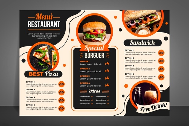 new menu redo for restaurants