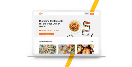 Hey You online food ordering system