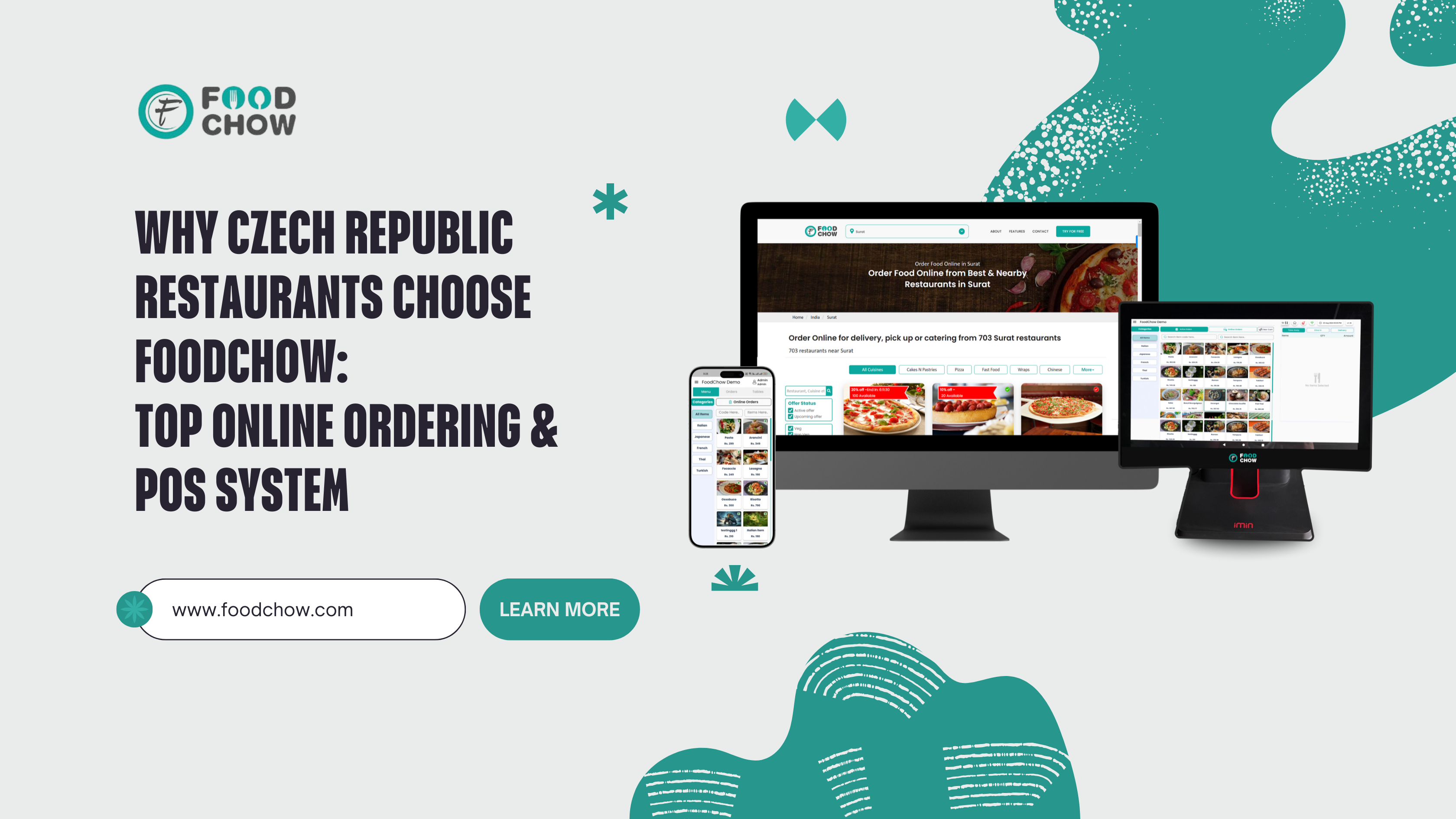FoodChow online ordering and POS system interface for restaurants in Czech Republic - Why Czech Republic Restaurants Choose FoodChow