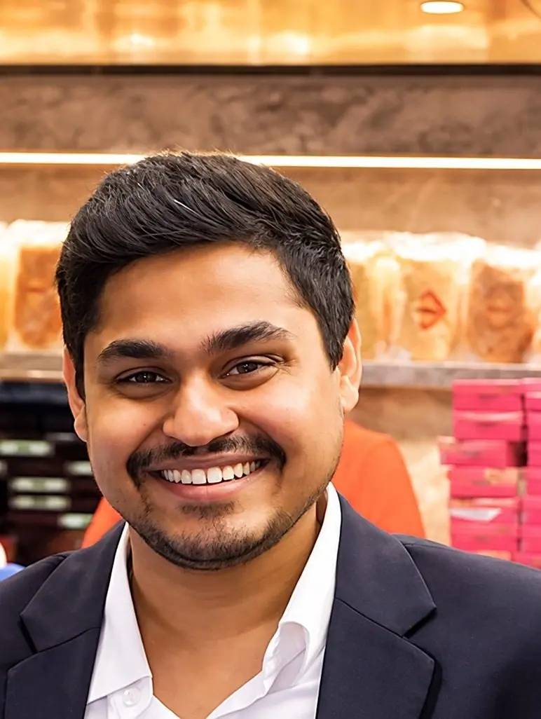Brij Mithaiwala, owner of 24 Carats Sweets