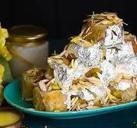 Kesar Pista Badam Ghari from the 24 Carats Sweets online store, India