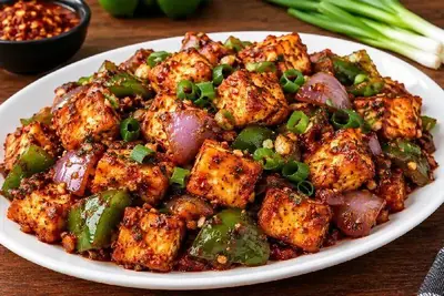 Chilli Paneer (dry) on the Geetha Hospitality Services FoodChow menu