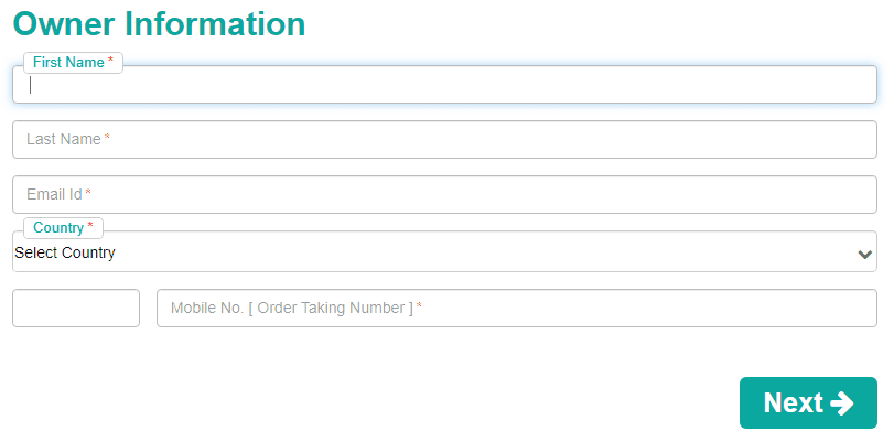 Owner Information Form