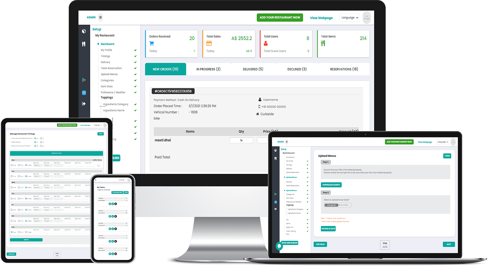 FoodChow Onboarding Devices